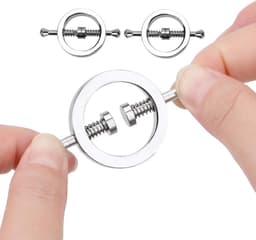 Oneay Seksspeeltjes voor stellen, 1 paar tepelstimulatoren, verstelbare clips, metalen tepelklemmen, seksspeeltjes voor volwassenen. — thumbnail 5