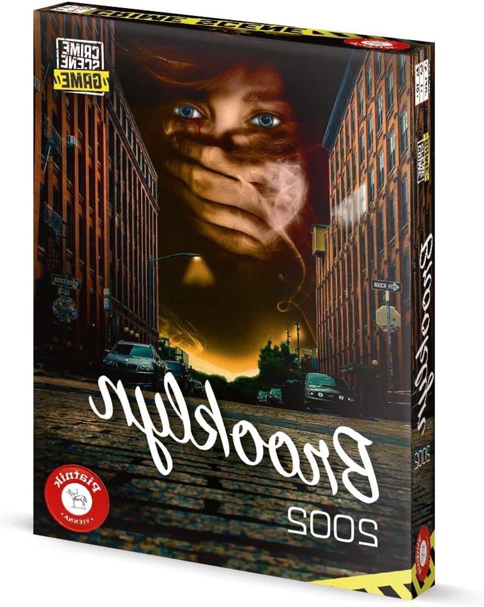 Misdaadspel Brooklyn - Moordspel Detective - Zaken Oplossen - Complexe Puzzels - 17 x 24 x 4 cm - Multicolor — afbeelding 1