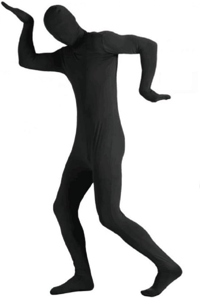 Unisex Full Body Spandex Kostuum Zwart voor Heren en Dames - Elastische Bodysuit — afbeelding 1