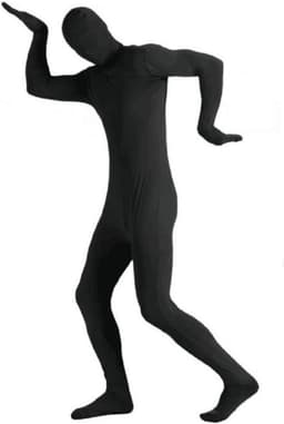 Unisex Full Body Spandex Kostuum Zwart voor Heren en Dames - Elastische Bodysuit — thumbnail 1