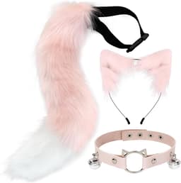 Complete 3-Delige Katten Kostuum Set Dierenoren Staart en Halsband voor Dames — thumbnail 2