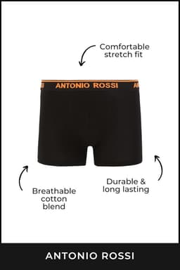 Heren Boxer Hipsters Katoen (3 Pack) met Kleurrijke Tailleband — thumbnail 6