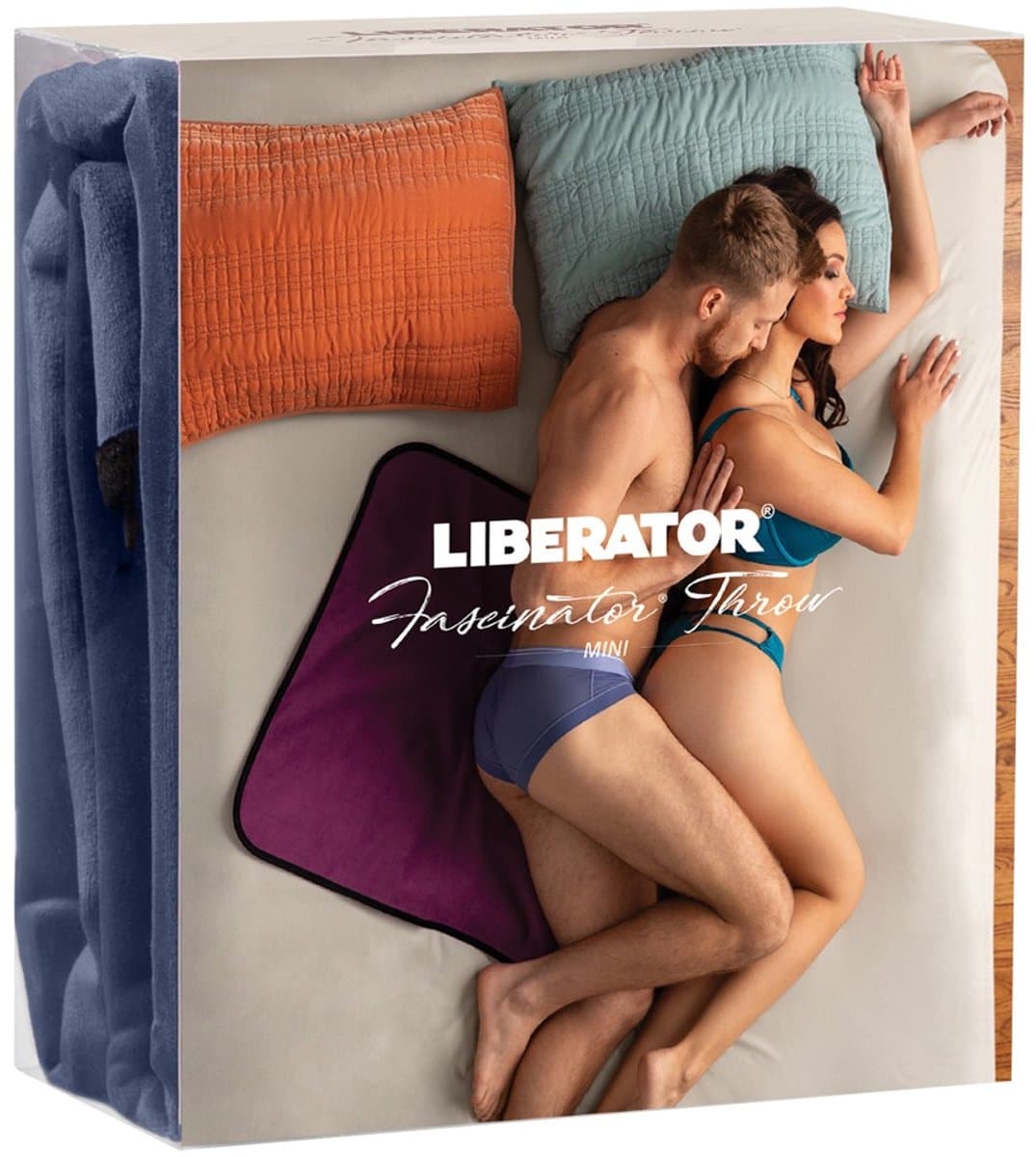 Fascinator Throw Mini Indigo — afbeelding 1