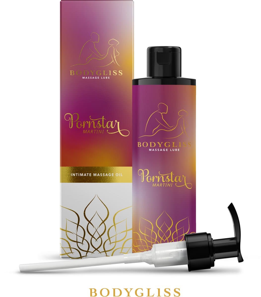 Bodygliss Massage Olie En Glijmiddel in 1 Pornstar Martini - 150 ml — afbeelding 1