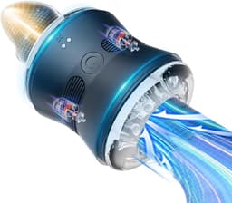 Ynkkvre - Masturbeerder - Mannen - 10 Vibratiemodi - 2 Motoren - Vloeibaar Siliconen - Voor solo gebruik — thumbnail 1
