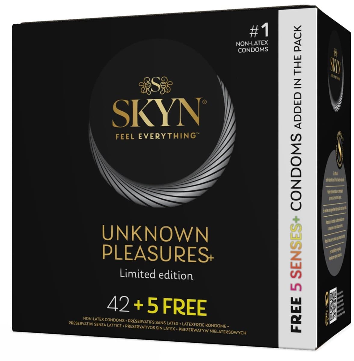Skyn Unknown Pleasures Latexvrije condooms 42st + 5 Gratis — afbeelding 1