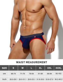 Ademende Atletische Jockstrap Ondergoed voor Heren — thumbnail 2