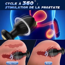 Lzwintrading - Buttplug Vibrator met Afstandsbediening - 360° Rotatie Functie - Vibrators voor Vrouwen & Mannen - Prostaat Stimulator -Butt Plug met 7 Vibratie Standen - Sex Toys voor Koppels - Anale Speeltjes - Vibrerende Buttplug - Anaal Dildo — thumbnail 7