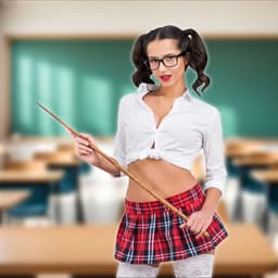 Schoolgirl Costume - S/M - White — thumbnail 1