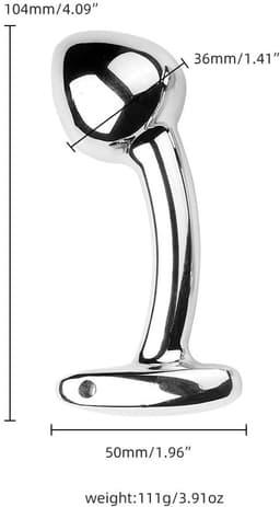 Anale seks trainingsset 3 stuks metalen buttplug, uitgebreide anale seks plug trainer kit mannen en vrouwen volwassen seksspeeltjes cadeau zilver — thumbnail 4
