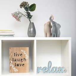 Decoratieve Olifanten Beeldjes Koppels voor Woondecoratie - Beige en Grijs Ornamenten - Set van 2 - Perfecte Cadeau Ideeën voor Valentijnsdag en Verjaardagen — thumbnail 2