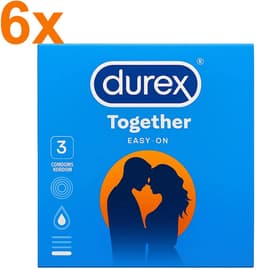 Durex Condooms Together – 18 Stuks – Easy-On – Natuurlijk gevoel & optimale bescherming | Voordeelverpakking — thumbnail 1