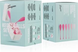 Teazers - Vaginale Kegel Balls Set - Bekkenbodemtrainer - 6 Verschillende Gewichten Vaginaballetjes - Geisha Ballen Set - Roze — thumbnail 6