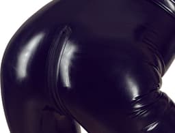 Mouwloos Latex Fetish Catsuit met Rits — thumbnail 1