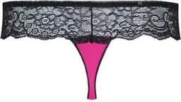 LivCo Corsetti Corset met string- zwart/roze L/XL — thumbnail 5