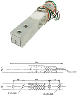 Load Cell Draagbare elektrische keukenschaal 5kg HX711 gewichtssensoren, AD-modules voor Arduino — thumbnail 5