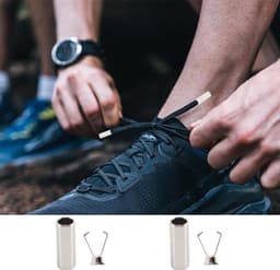 10 paar veterkoorden met metalen kop en zilveren cilinder, vervangende touweinden, sluitingen, veter sluitingen voor sportkleding — thumbnail 4