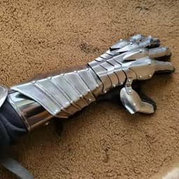 Nazgul Fantasy Gauntlets SCA Armor Gauntlets Handschoenen Ijzer Met Exp Shipping, Zilver, Medium — thumbnail 5