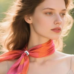Afgeplatte Zijden Sjaalring Broche, Zilveren Onregelmatige Eenvoudige Sjaalgesp Geometrische Sjaal Sjaals Gesp Mode Kleding Accessoires Sieraden voor Vrouwen — thumbnail 3