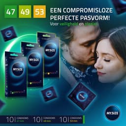 MY.SIZE PRO condoom maat 1,2,3-47,49,53 mm, 3x10 condooms - pasvorm en een geschikte maat voor iedereen — thumbnail 2