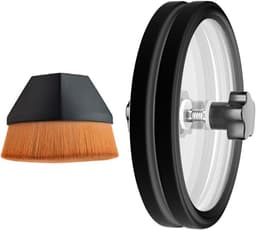 Reinigingsset Platenhoezen - Vinyl Beschermers - Platen Onderhouden - Waterdicht Dubbelzijdig Ontwerp - 116 cm Diameter - Zwart — thumbnail 1