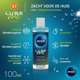 Voordeelverpakking MY.SIZE-condooms 57 mm, pak van 10 + MY.SIZE natuurlijk glijmiddel 100 ml + MY.SIZE-massagekaars — thumbnail 5