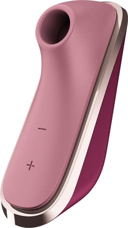 Satisfyer Traveler Battery-Line | luchtdrukvibrator | stille clitorisstimulator voor onderweg | 11 luchtdrukprogramma's | werkt op batterijen | waterdicht IPX7 | seksspeeltje voor vrouwen — thumbnail 1