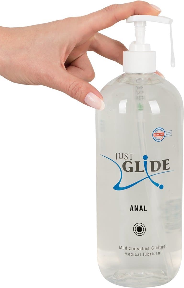 Just Glide Anal Glijmiddel - 1000 ml — afbeelding 1