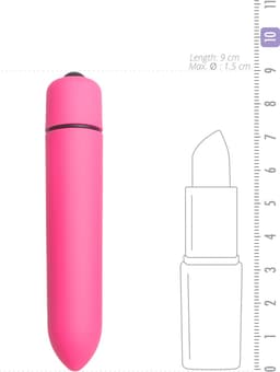 EasyToys - Mini Bullet Vibrator met 10 Standen - Bulletvibrator - Vibrators voor Vrouwen - Vibrators - Roze — thumbnail 6