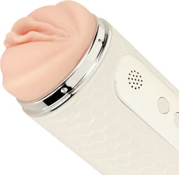 Teazers - Elektrische Masturbator - Dubbelzijdige Masturbator - Oplaadbaar - Sex Toys voor Mannen - Masturbator voor Man - Pocket Pussy - Masturbators - Wit — thumbnail 6