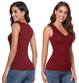 Dames langslijf shirt met lange mouwen, sexy V-hals top met kant, basis slim fit, elegant voor dagelijks gebruik — thumbnail 3