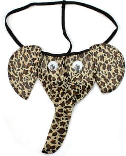 Herenslip met Olifanten Pouch - Sexy Lage Taille G-String Cadeau — thumbnail 3