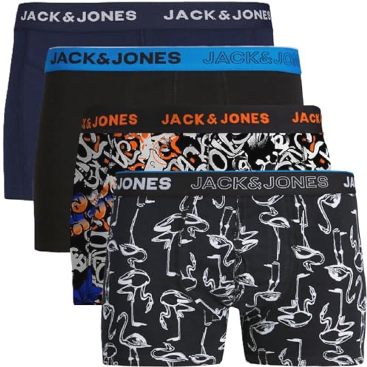 Boxershorts voor heren - set van 4 stuks met comfortabele pasvorm — afbeelding 1
