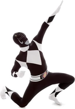 Zwart Superheld Body Suit Kostuum voor Volwassenen Revolutie Stijl — thumbnail 4