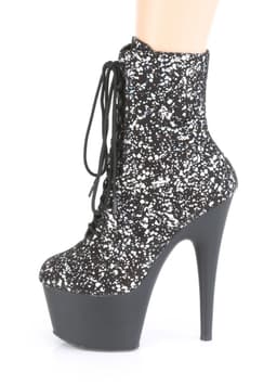 Pleaser - ADORE-1020SPLAT Plateau Laarzen, Paaldans schoenen - Paaldans schoenen - 35 Shoes - Zwart — thumbnail 3
