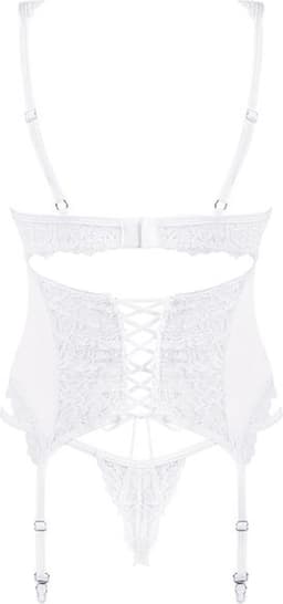 OBSESSIVE CORSETS | Obsessive - Amor Blanco Corset and Thong S/m — thumbnail 4