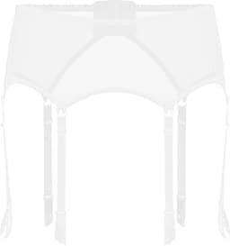 Merry Style Sierlijke Jarretel Gordel - Gordelbretels – Wit2 – M - MS-KS-912 — thumbnail 2