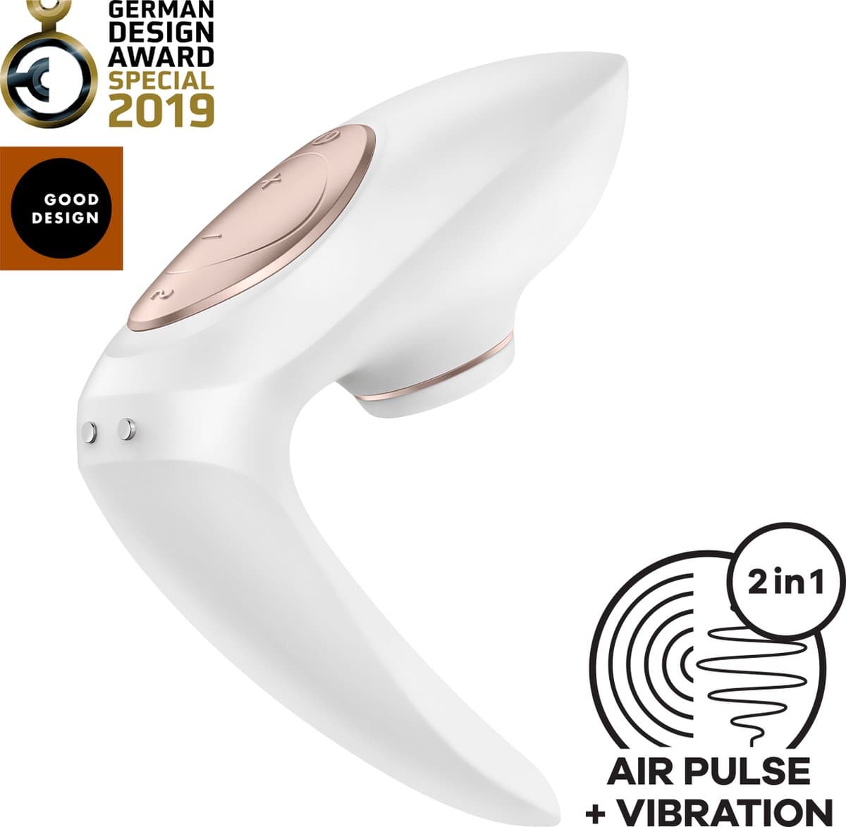 Satisfyer Pro 4 Couples (koppel vibrator) - 11.5 cm, waterdicht (IPX7) — afbeelding 1