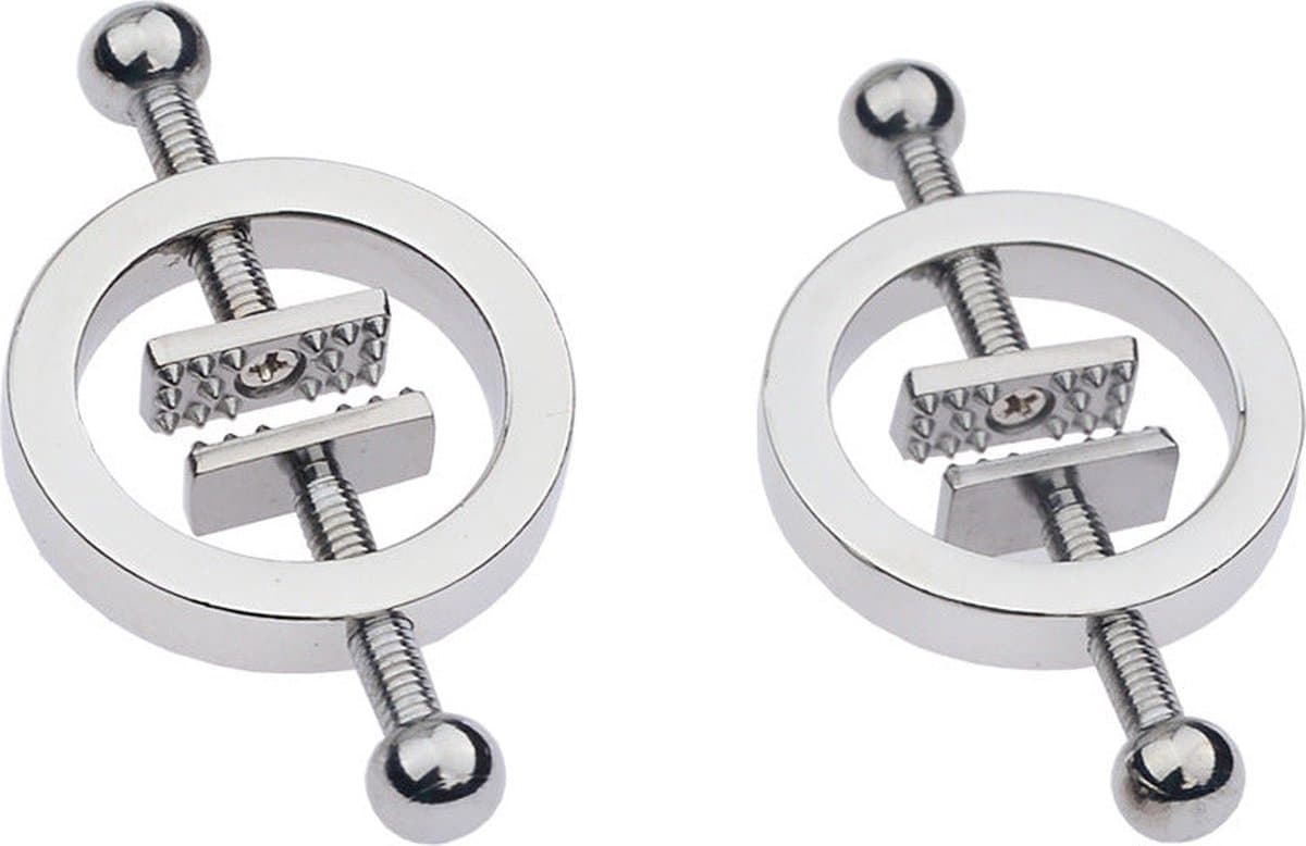Fixxx - Metalen Ronde Tepelklemmen met Schroef - 2 stuks — afbeelding 1