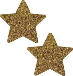 Banoch - Nipple Sticker Sparkle Star - Tepel Plakker - Ster Goud - Tepelstickers — thumbnail 1