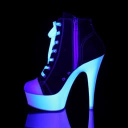EU 42,5 = US 12 | DELIGHT-600SK-02 | 6 Heel, 1 3/4 PF Sneaker, Side Zip — thumbnail 3