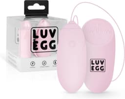 LUV EGG Vibrerend ei - Vibratie eitje met afstandsbediening (draadloos) - Koppeltoy - Roze — thumbnail 8