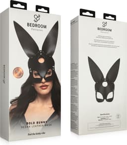 Bedroom Fantasies - Bold Bunny Masker - Zwart — thumbnail 2