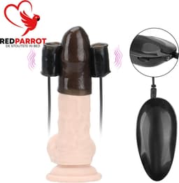 Penis vibrator - Penis stimulator - Eikel - Dop - Trillend seksspeeltje - BDSM - Voor mannen - Penis vergrotingspomp - Lengtevergroter — thumbnail 1