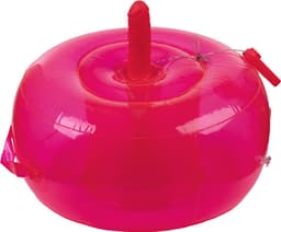 Opblaasbare Dildo Poef Cushion - met Ding Dong en afstandsbediening - Roze — thumbnail 7