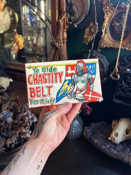 Erotisch Fun Artikel - Ye Olde Chastity Belt for Milady - Middeleeuwse Kuisheidsgordel — thumbnail 3
