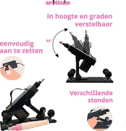 Rhoades Neukmachine met 14 Accessoires - Dildo's - Pocket Pussy - Glijmiddel - Toycleaner - Camera Telefoonhouder - Meest Uitgebreide Sex Machine in de Benelux - Unisex - Fuck machine - Fuckmachine - Seksmachine - Sexmachine - Discreet Verzonden — thumbnail 3