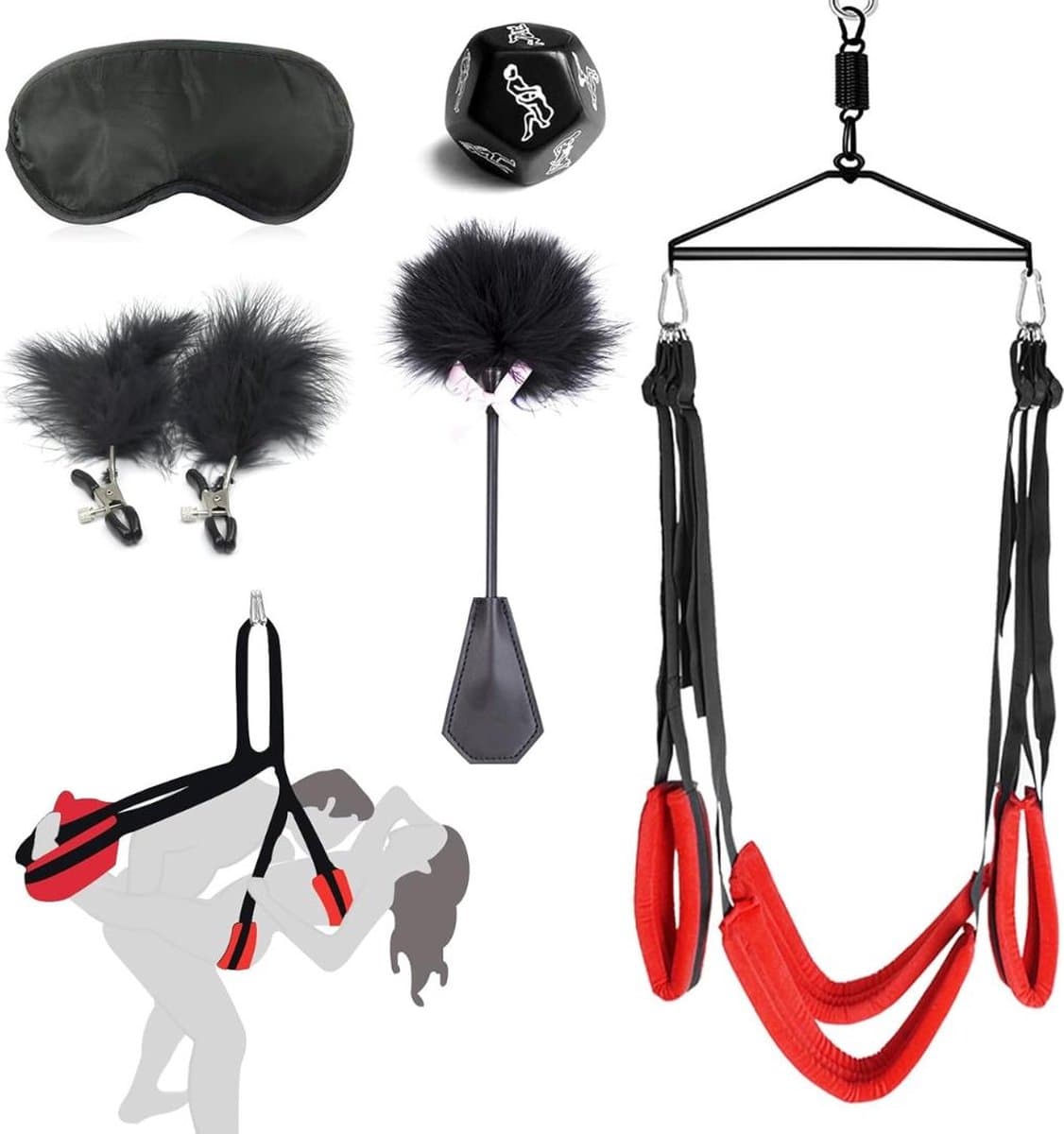 Dailysupplies® Sex Schommel Volwassenen - Sex Stoel -Sex Toys voor Koppels - Mannen & Vrouwen — afbeelding 1