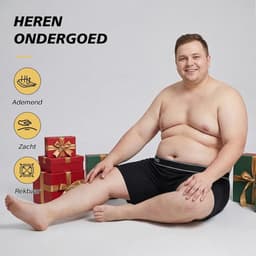 Heren Boxershorts - Ondergoed Lange Pijp - Dagelijks Comfort - Brede Tailleband Ondersteuning - Grote Maten - Multipack — thumbnail 3
