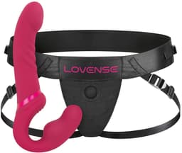 Lovense - Lapis Strapless Strap-on Vibrator - Roze — thumbnail 17